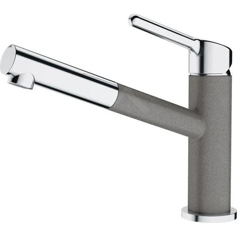 Franke Orbit grifo monomando cromo y gris piedra