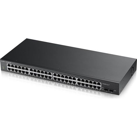Zyxel GS1900-48-EU0102F commutateur réseau L2 Gigabit Ethernet (10/100/1000) Noir (1/5)