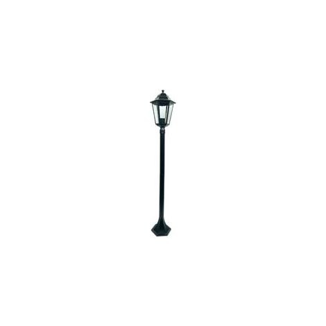 LAMPIONCINO SU PALO MODELLO BERLINO- - 100w IP44 cm.120h. colore nero - 1 pezzi SYNTESY
