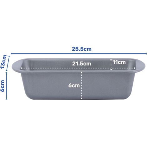 3 x Rectangular 2lb Non-Stick Bread Loaf Tin