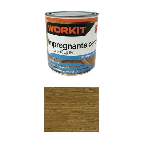 IMPREGNANTE CEROSO ACQUA WORKIT - NOCE SCURO ML 750- 6 pezzi
