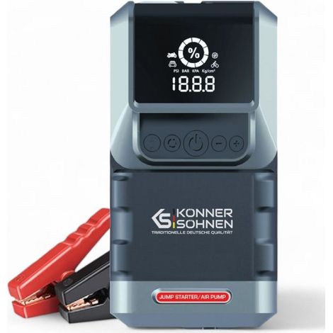 Booster de batterie voiture 4 en 1 avec compresseur - Könner Söhnen KS JSP-1300 (1/3)