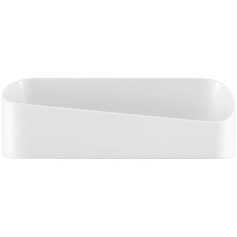 Etagere Douche, Panier Salle de Bain, Etagere Rangement Salle de Bain sans Percage, Etagere de Douche, Etagere Epices Cuisine, Adhésive pour Salle de Bain, Cuisine et Toilettes (Blanc) (1/3)