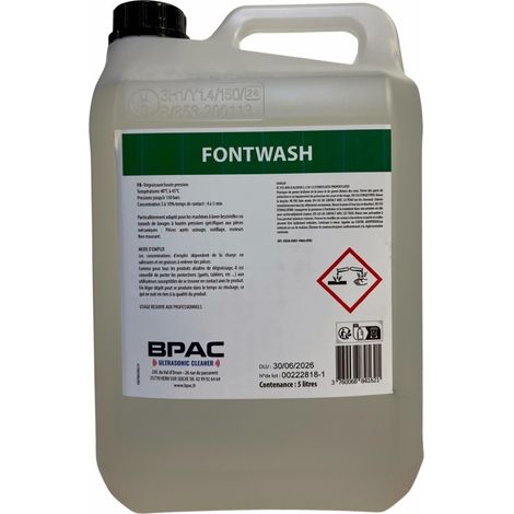 Détergent Fontaine de Lavage Fontwash - 5 L - BPAC (1/2)