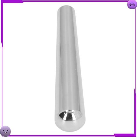 Baguette de massage Gua Sha - Acier inoxydable 304 - Finition polie miroir - Pour pieds et paumes - Durable (1/5)