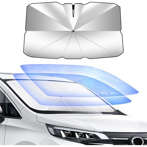 Pare-soleil pour voiture, pare-soleil avant pliable, pour voiture, camion (140 x 74 cm)