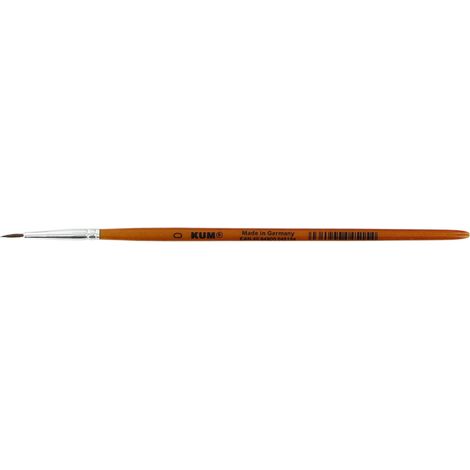 KUM KÜNSTLERPINSEL FEINHAAR AQUARELL PINSEL RUND GRÖSSE 0 WEDO 525112011