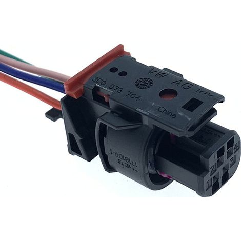 3C0 973 704 Volkswagen Audi Magotan CC Golf door handle 4P plug/wiring harness connector (1/4)
