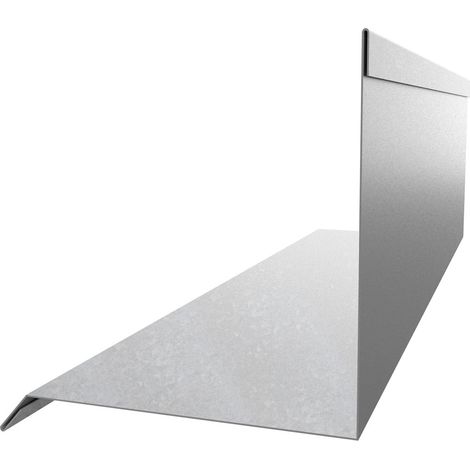 Wandanschluß TYP 2, 100x110, L.2000mm, Aluzink, 0,50mm
