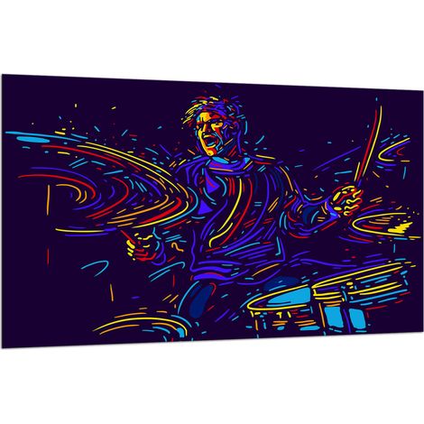 PLAQUE DE PROTECTION EN VERRE POUR CUISINIÈRE 80x52 MUZYK (1/5)
