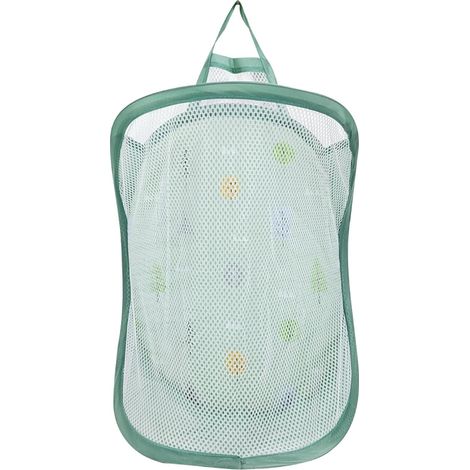Panier à Linge Bébé, Corbeille Pliable Pop Up Enfant - Rangement Jouets, Vêtements Crèche (Vert) (1/5)