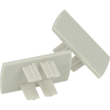 Coppia Tappi Tappini Termine Per Chiusure Profilo Barra Alluminio Doppio Illuminazione Da 2 Lati BA1732 (1/3)