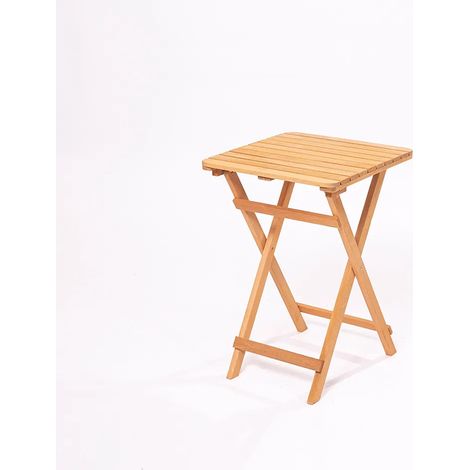 tavolo da giardino wellhome garden table legno faggio 60x60 cm