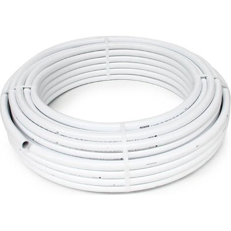 Nicoll – Tube multicouche Ø32 en couronne de 50m – Barrière anti-oxygène – Anticorrosion avec polyéthylène réticulé – Pour chauffage et eau