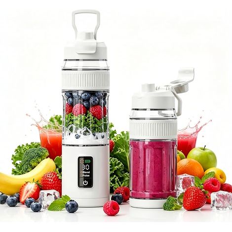 Blender portable,600ml,rechargeable,Broyage fruits et glaçons,compact (1/5)