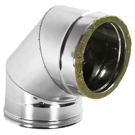 GOMITO DOPPIA PARETE A 90  °  EE  100/150 mm