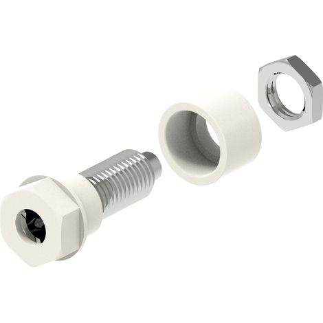 Electro PJP 3230-C-CD1-BC Laborbuchse Stift-Ø: 4 mm Weiß 1 St. (1/3)