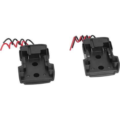 2er-Set Akkuadapter-Halterung, Dock, Stromquellenkonverter-Anschluss für Milwaukee M18 18V (1/5)