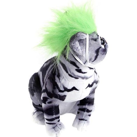 Perruque amusante pour chien et chat, accessoire déguisement Halloween fête, coiffe pour animaux de compagnie, chien chat drôle. (1/4)