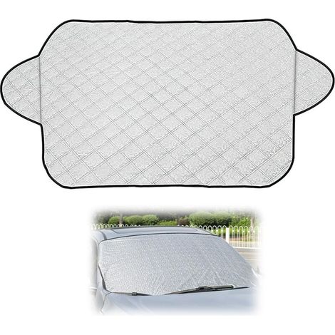 Windschutzscheibenabdeckung zum Schutz vor Frost und Schnee – 140 x 100 cm, universell, aus UV-beständigem und wasserdichtem Gewebe