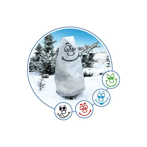 CAPUCHA PROTECTORA 7080 CM, IMPRESIÓN AGRO 50 G/M², BLANCA, ANUDADA - S-BW 9010