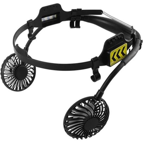 Ventilatore esterno per casco di sicurezza, 3 velocità, con luce notturna, ideale per l'estate ed è compatibile con la maggior parte dei caschi. (1/5)