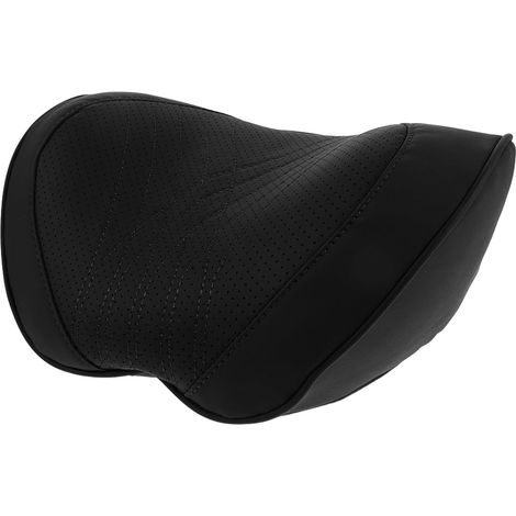 Coussin Cervical Voiture en Cuir et Mousse Mémoire avec Sangle Réglable et Design Antidérapant pour Appui-tête Confortable Lors des Déplacements et Voyages D'été (1/5)