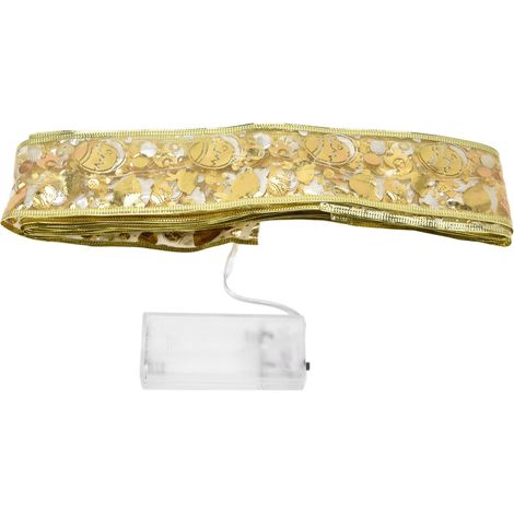 Guirlande Lumineuse LED Ruban Doré 5M pour Décoration de Pâques