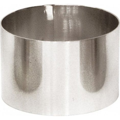Stampo tondo in acciaio inox per placcatura 10x4cm 3694 lifestyle