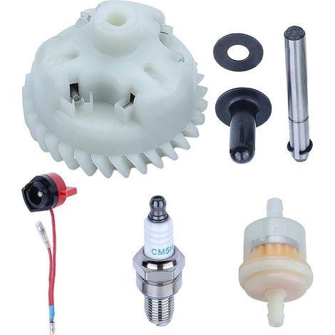Adefol Governor Gear Assembly for Hond GX340 GX390 11HP 13HP Lawn Mower Engine Replacement Parts Stop Switch Fuel Filter Spark Plug 16510-ZE3-000 16955-ZE1-000 (1/5)