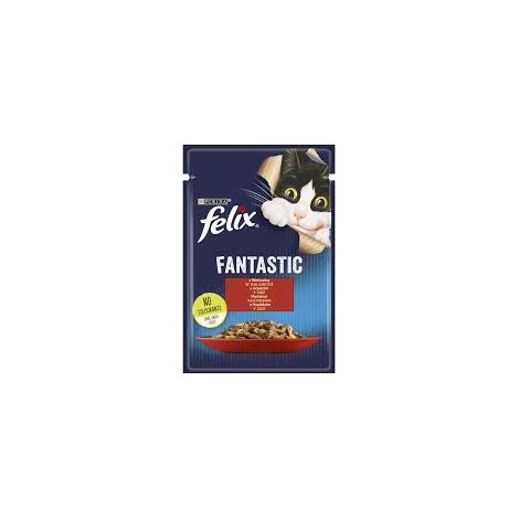 Felix fantastisches Rindfleisch-Katzenfutter 85g