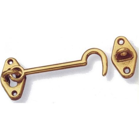 GANCI FERMAFINESTRE OTTONE MM. 60. Prezzo per 1 pezzo. (1/4)
