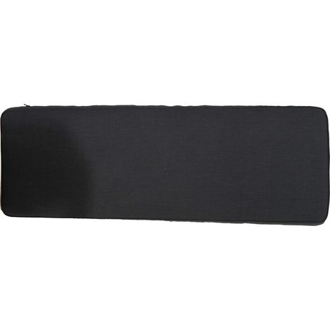 Coussin pour banc de jardin 150 cm Gescova - tissu anthracite -