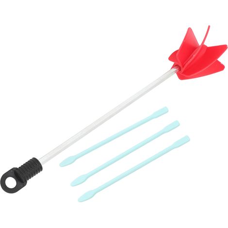 Accessoire de perceuse pour mélangeur de peinture, en métal, pour le mélange de ciment, de mastic et de boue en poudre, avec barre de mélange et tige d'agitation. (1/5)