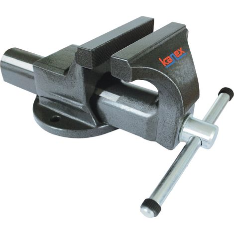 Morsa da banco KANEX da 125 mm con capacità di serraggio di 150 kg. (1/2)