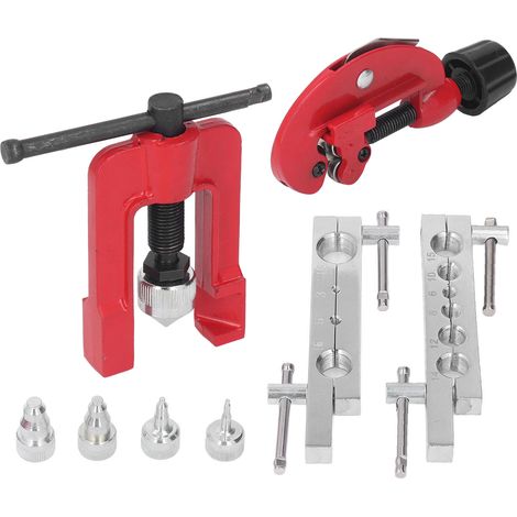 Kit d'outils d'évasement de 3 à 19 mm, coupe-tubes en acier au chrome-vanadium, kit d'outils d'évasement pour la réparation de réfrigérateurs et la métallurgie (1/5)