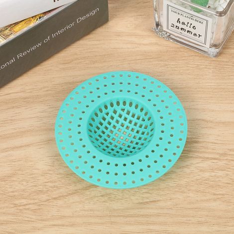 Ensemble de 48 filtres anti-obstruction pour éviers et siphons de sol domestiques, pour eaux usées de cuisine, 9,8 x 1,5 cm (1/5)