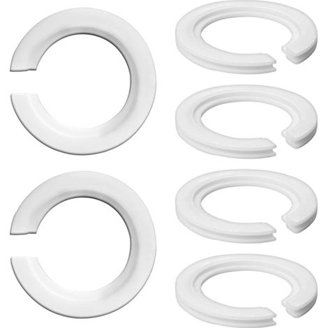 Lot de 6 bagues d'adaptation pour abat-jour E27 vers E14, rondelles de réduction, bagues de conversion pour vis E27 (1/4)