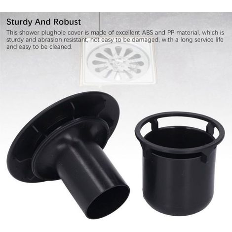 Drain de douche, siphon de sol, clapet anti-retour, vanne de vidange unidirectionnelle, bouchon de douche à drainage rapide, ABS et (1/4)