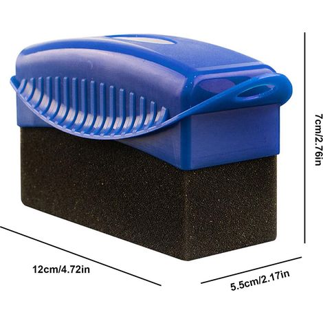 Éponge de soin des pneus avec housse, utilisée pour appliquer le gel et les produits d'entretien des pneus. (1/5)