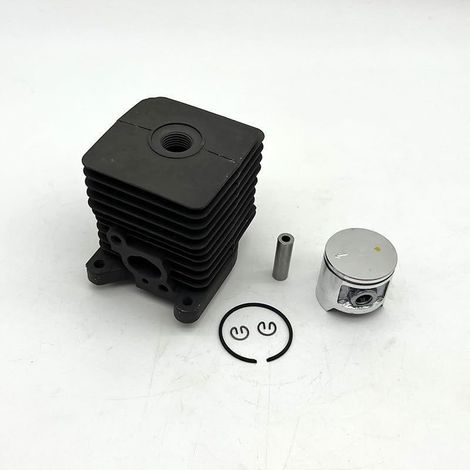 HomeLite S25 Zylinder (33,5 mm), 33,5 mm Bohrung, mit Kolbenringen, zur Verwendung mit HomeLite S25 Kettensägen. (1/4)