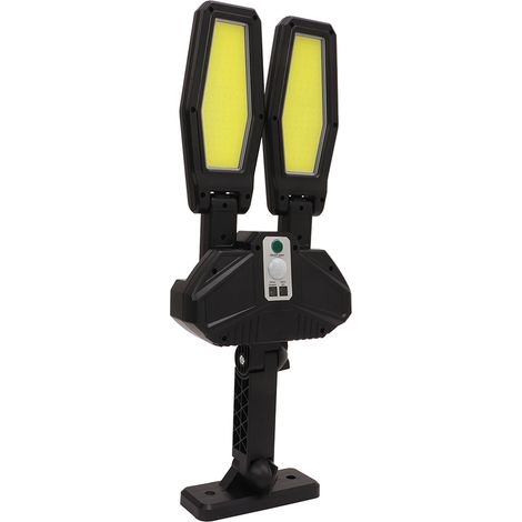 Lampadaire solaire extérieur, ultra-lumineux et étanche, avec capteur solaire, LED COB 202, 5 W (1/5)