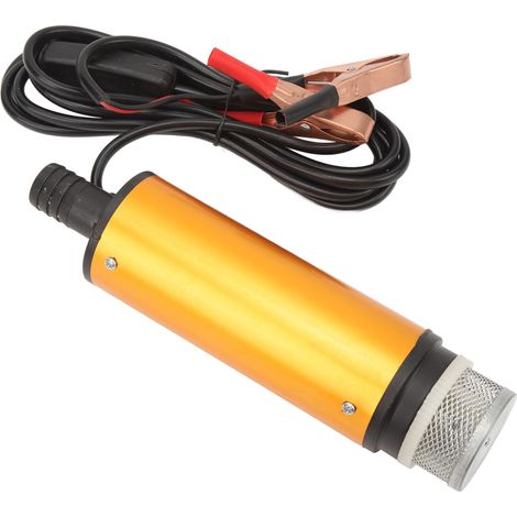 Pompe de transfert d'eau diesel 12 L/min, hauteur de refoulement 2 m, 8500R, pompe à eau électrique submersible en acier inoxydable avec filtre, 12 V (1/5)