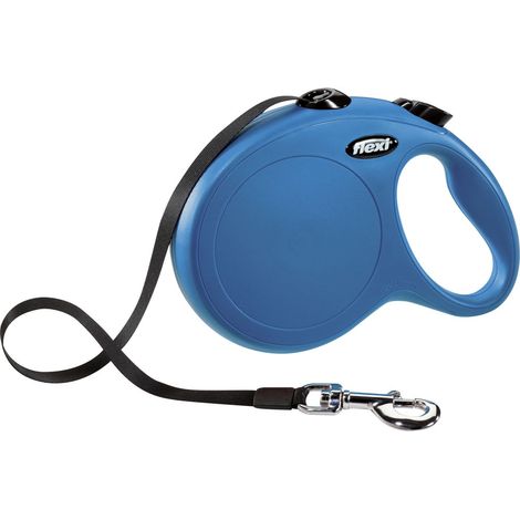 Flexi Hundeleine New Classic L blau, Gurt Automatikleine