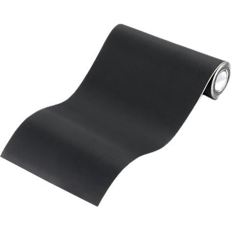 Simili Cuir Autocollant,Cuir Adhesif Reparation Canapé pour Réparation et Rénovation,Patch Cuir Auto-adhésif Rénovation en Cuir pour Siège Voiture,Bottes,Sac À Main,Sacs Souples-Noir,50x100cm (1/5)