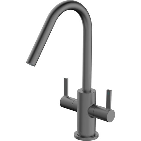 Bristan Cashew EasyFit Mono Kitchen Sink Mixer Tap - Gun Metal