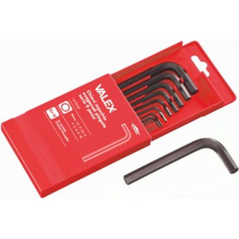 Chiavi a Brugola Esagonali Set 9 pezzi 1470040 VALEX