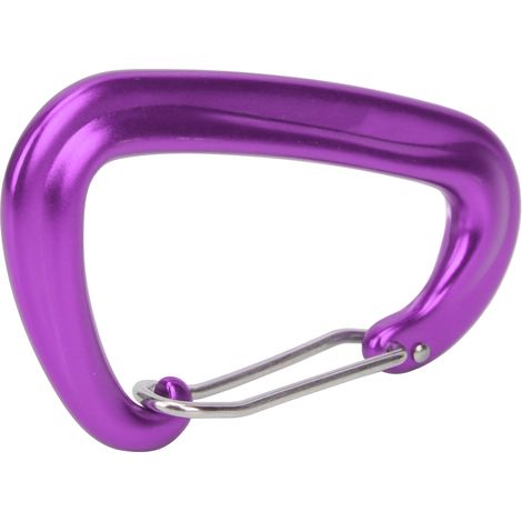 Multifunktionale Outdoor-Karabiner, Camping-Schnalle, Aluminium-Hakenclip für Hängematten, Schaukel, Lila (1/5)
