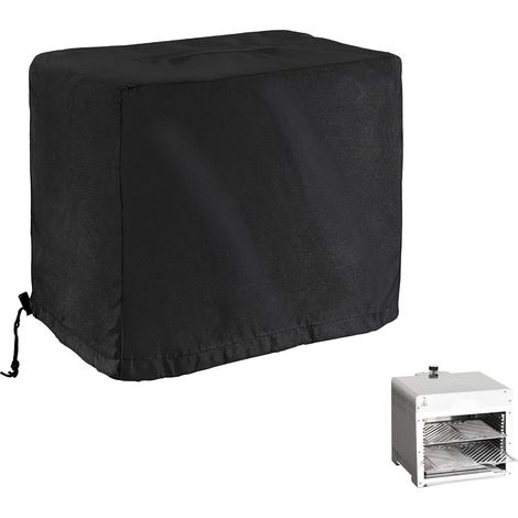 Housse de protection pour barbecue infrarouge portable, noire, 43 x 43 x 38 cm, imperméable, adaptée au four à steak, à la salamandre, au four à propane et au gril portable