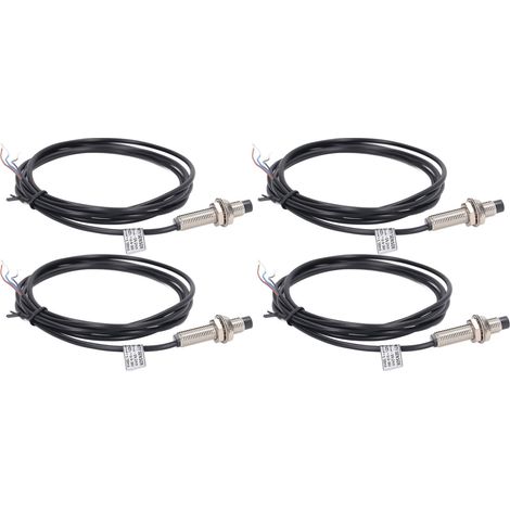 Satz mit 4 induktiven Näherungssensoren, 2 mm Erfassungsabstand, PNP, 3-Draht, berührungslos, 6–36 V DC (1/5)